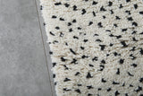 Handmade wool rug 4.9 FT X 6.6 FT