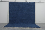 Blue Moroccan Rug - Handmade Wool Rug - Custom Size