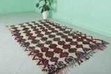 Vintage Handmade Moroccan Berber Rug – 5.1 x 7.8 Feet