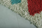 Bold Moroccan Berber Rug - 2.6 x 6.1 ft | Handwoven Diamond Pattern