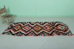 Handmade Colorful Runner Rug – 2.6 x 7 FT