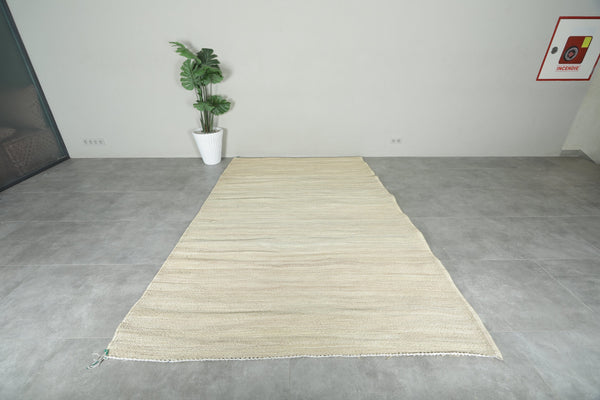 Beige Moroccan hassira - Custom size