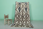 Handwoven Moroccan Berber Rug - Traditional Diamond Pattern