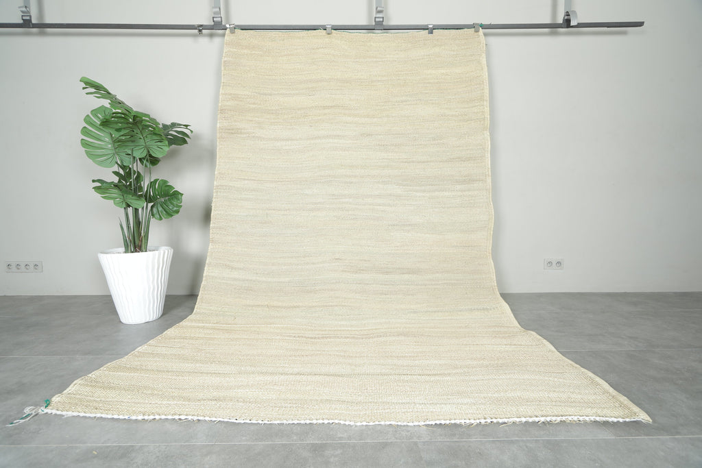 Beige Moroccan hassira - Custom size