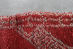 Red Moroccan Handwoven Rug 6.4 FT X 12.6 FT Tribal Rug