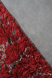Red Moroccan Handwoven Rug 6.4 FT X 12.6 FT Tribal Rug