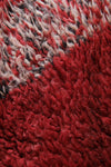 Red Moroccan Handwoven Rug 6.4 FT X 12.6 FT Tribal Rug