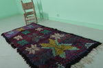Vibrant Moroccan Berber Rug 2.7 X 6.1 Feet - Handmade Floral Motif