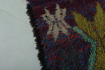 Vibrant Moroccan Berber Rug 2.7 X 6.1 Feet - Handmade Floral Motif