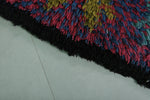 Vibrant Moroccan Berber Rug 2.7 X 6.1 Feet - Handmade Floral Motif