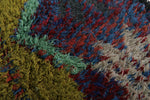 Vibrant Moroccan Berber Rug 2.7 X 6.1 Feet - Handmade Floral Motif