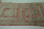 Old Vintage Handmade Berber Rug | 2.5 x 5.1 ft