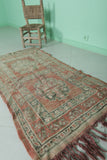 Old Vintage Handmade Berber Rug | 2.5 x 5.1 ft