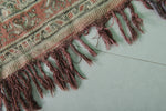 Old Vintage Handmade Berber Rug | 2.5 x 5.1 ft