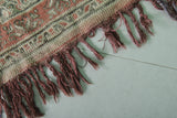 Old Vintage Handmade Berber Rug | 2.5 x 5.1 ft