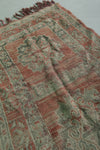 Old Vintage Handmade Berber Rug | 2.5 x 5.1 ft
