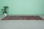 Vintage Handmade Runner Rug – 3.1 x 12.8 FT, Long Moroccan Hallway Carpet