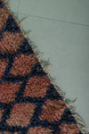 Vintage Handmade Runner Rug – 3.1 x 12.8 FT, Long Moroccan Hallway Carpet