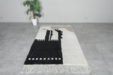 Handmade Moroccan rug 4.6 FT X 6.2 FT