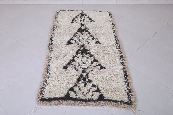 Moroccan berber rug – 2.8 x 5.7 ft | Tribal arrow pattern