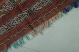 Handwoven Moroccan Kilim Rug - 3.3 X 6 Feet | Authentic Artisan Craftsmanship