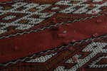 Handwoven Moroccan Kilim Rug - 3.3 X 6 Feet | Authentic Artisan Craftsmanship