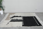 Handmade Moroccan rug 4.6 FT X 6.2 FT