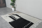 Handmade Moroccan rug 4.6 FT X 6.2 FT