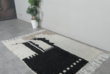 Handmade Moroccan rug 4.6 FT X 6.2 FT