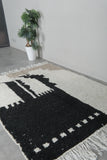Handmade Moroccan rug 4.6 FT X 6.2 FT
