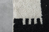 Handmade Moroccan rug 4.6 FT X 6.2 FT