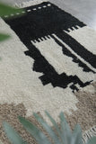 Handmade Moroccan rug 4.6 FT X 6.2 FT
