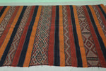 Vintage Moroccan Kilim Rug - Handwoven 5.2 FT X 8.8 FT | Bohemian Home Decor