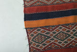 Vintage Moroccan Kilim Rug - Handwoven 5.2 FT X 8.8 FT | Bohemian Home Decor