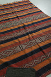 Vintage Moroccan Kilim Rug - Handwoven 5.2 FT X 8.8 FT | Bohemian Home Decor