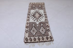 Moroccan berber rug 2 X 6.3 Feet