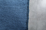 Handwoven Moroccan Rug – Elegant Blue Design - Wool Rug