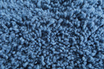 Handwoven Moroccan Rug – Elegant Blue Design - Wool Rug
