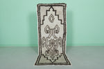 Handwoven Moroccan Berber Rug - Ivory & Brown | Authentic Artisan