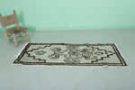 Handwoven Moroccan Berber Rug - Ivory & Brown | Authentic Artisan