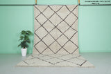 Handmade Moroccan Rug – Large Diamond Pattern (7 x 12.1 ft)