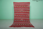 Moroccan Red Rug – 4.4 FT x 7.1 FT | Handwoven Berber Design