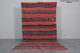 Handmade Moroccan Rug - 5.7 FT X 10.5 FT - Bold Striped Design