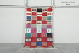 3.4 FT x 5.9 FT Colorful Handmade Moroccan Azilal Carpet - Patchwork Design