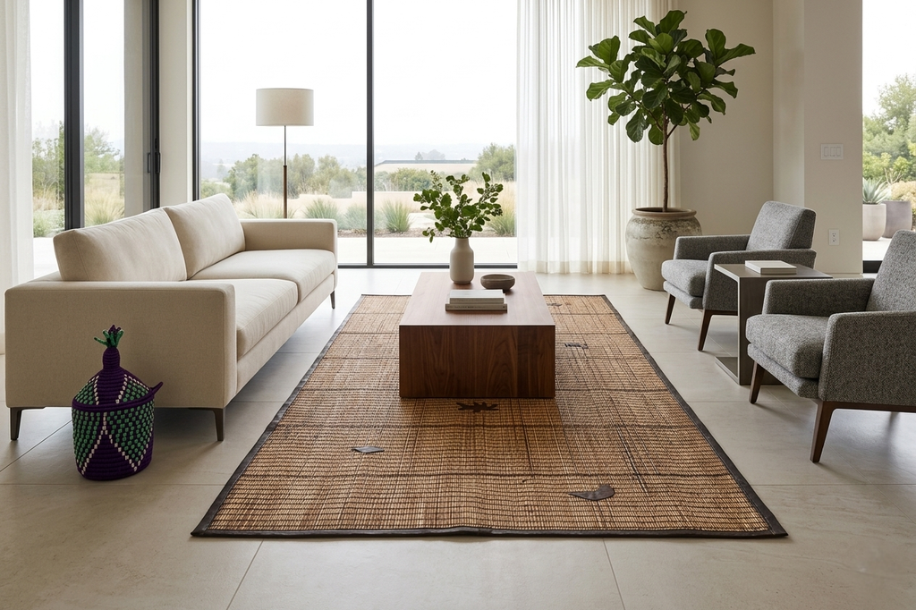 Tuareg rug 3.1 X 7.5 Feet