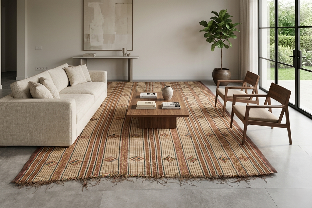 Tuareg rug 6.6 X 9.7 Feet