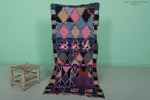 Colorful Moroccan Berber Runner Rug - Handmade 2.8 x 5.7 ft