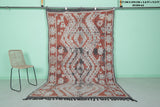 Vintage Handmade Moroccan Berber Rug – 5.8 FT X 9.2 FT | Authentic Artisan Carpet