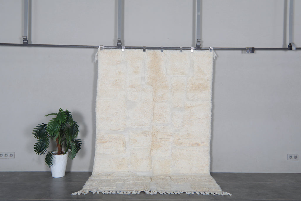 Handmade Moroccan Rug 5.4 x 7.9 Feet - Handmade Berber Rug - Moroccan Wool Rug