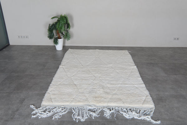 Handmade Moroccan Rug 5.1 x 7.6 Feet - Handmade Berber Rug - Moroccan Wool Rug